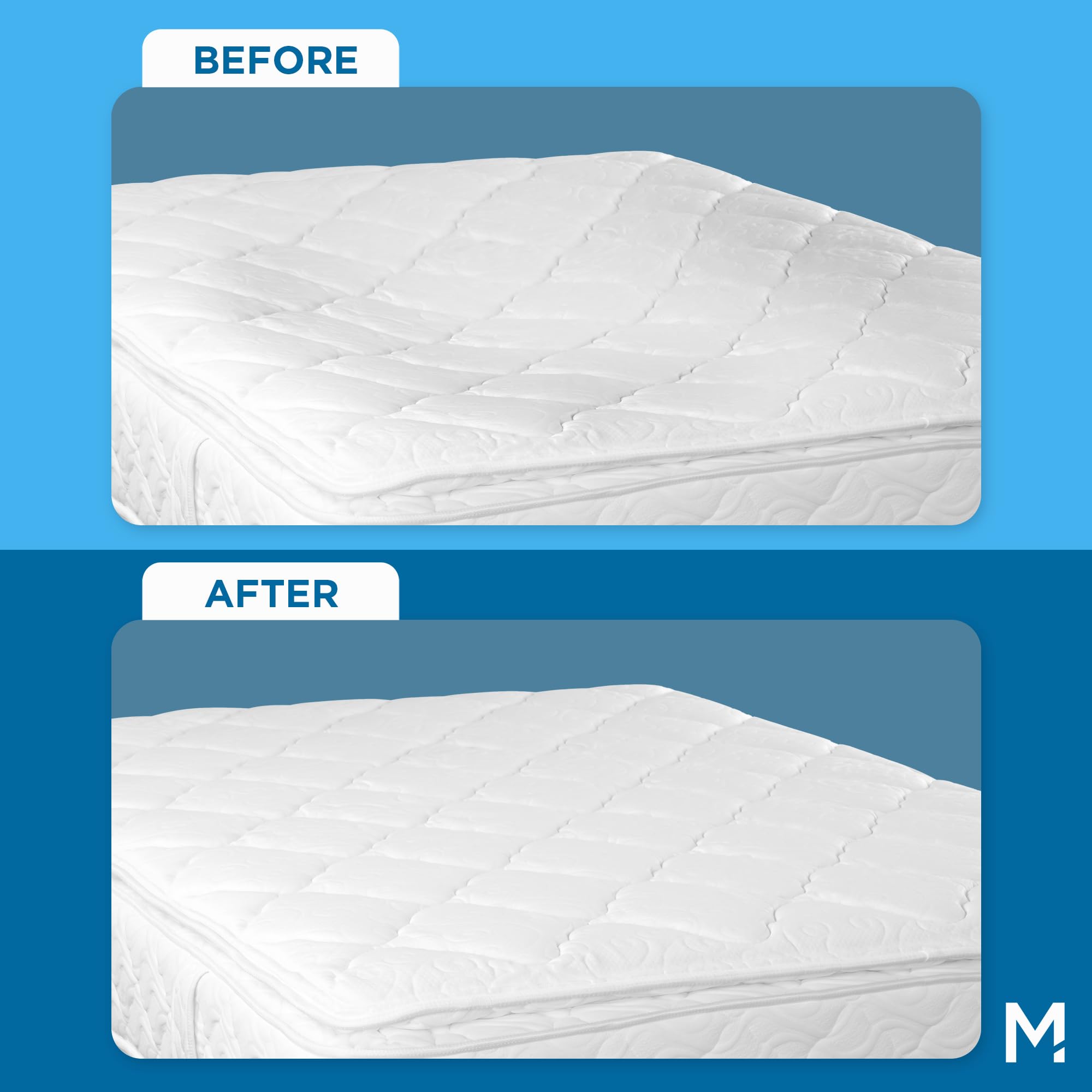 Meliusly Sagging Mattress Support Pad (47x35'' - Large) Patent Pending Mattress Firming Pad to Make Mattress Firmer - Saggy Bed Mattress Sag Support Board - Sinking Mattress Fix Firm Insert