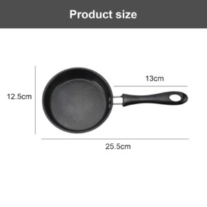 Rehomy Mini Nonstick Egg & Omelet Pan – 4.7” Single Serve Frying Pan/Skillet, Diamond Infused, Multipurpose Pan Designed for Eggs, Pancakes, Dishwasher Safe (4.7 Inch/12CM)