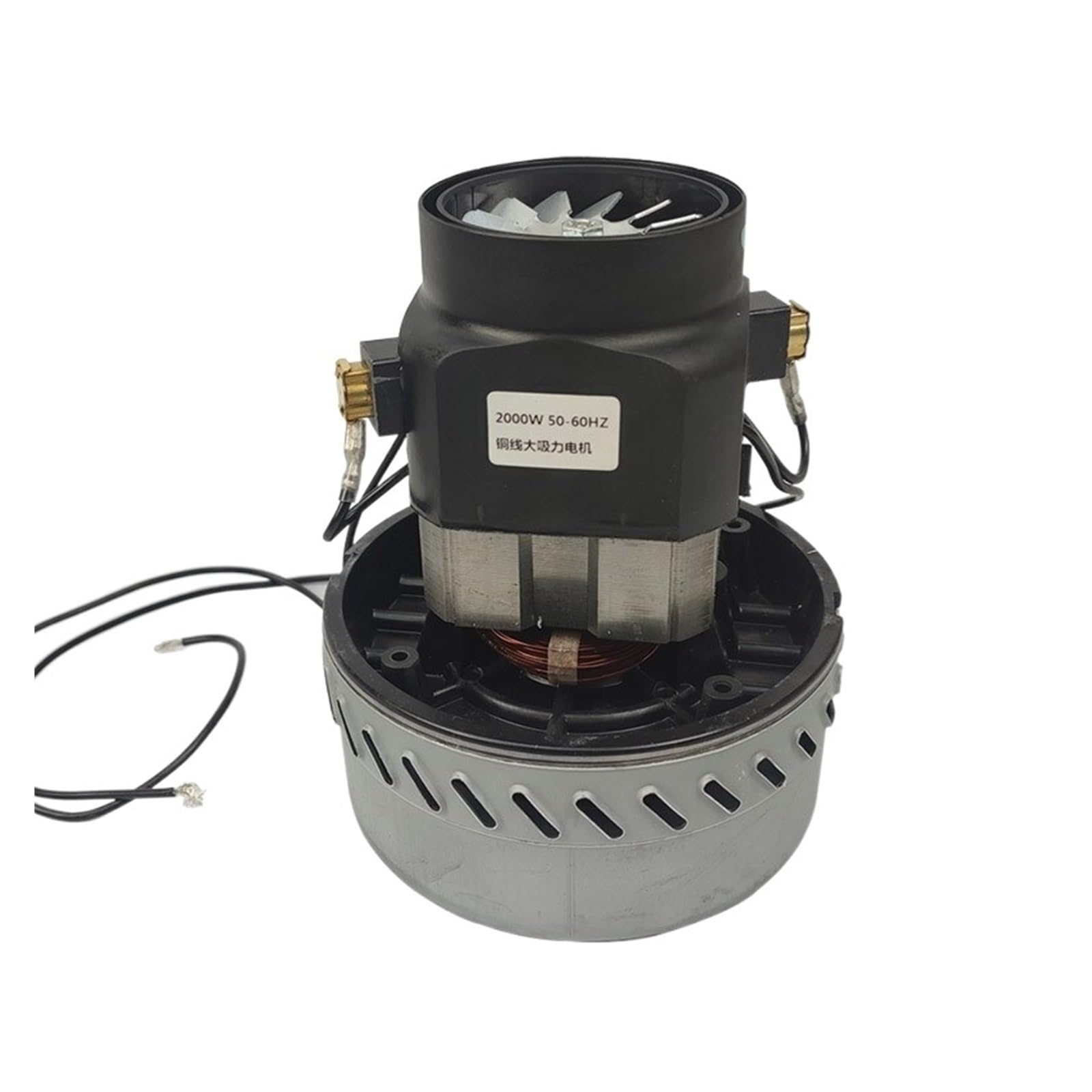 TUITA 220V 2000W Industrial Vacuum Cleaner Motor Large Power Copper Wire Vacuum Cleaner Parts Wet Dry Suction Fan Motor Accessories