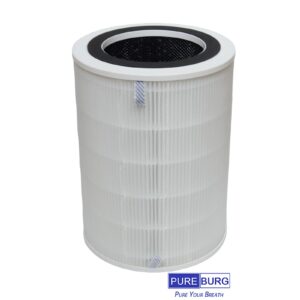 PUREBURG Replacement Filter Compatible with Proscenic A9 & Probreeze PB-P07 & Ganiza G300S, Insignia NS-APMWH2 BLITZHOME BH-AP450 TOnEnergy Air Purifier,H13 HEPA Activated Carbon