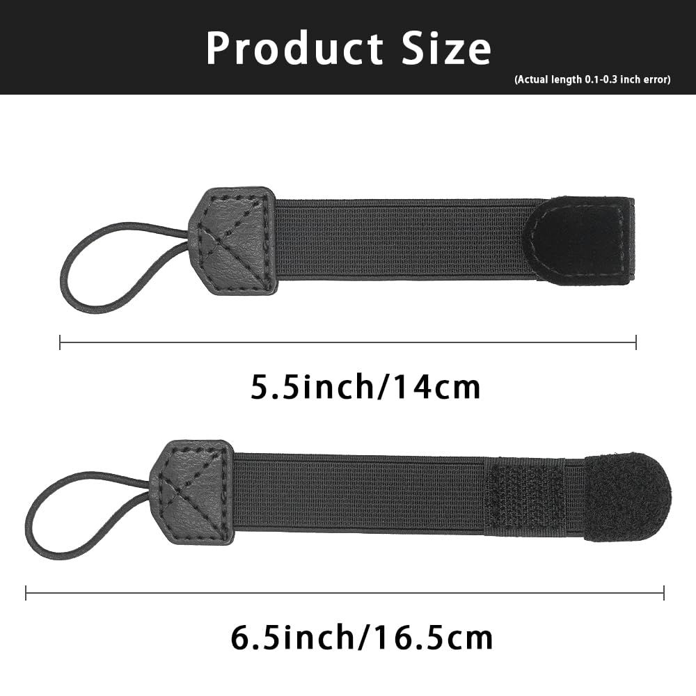 EDA50 Hand Strap Kit Replacement (5-pack) for Honeywell EDA50 EDA50K EDA51 Handheld Barcode Scanner, Breathable Elastic Handstrap Black