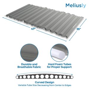 Meliusly Sagging Mattress Support Pad (47x35'' - Large) Patent Pending Mattress Firming Pad to Make Mattress Firmer - Saggy Bed Mattress Sag Support Board - Sinking Mattress Fix Firm Insert