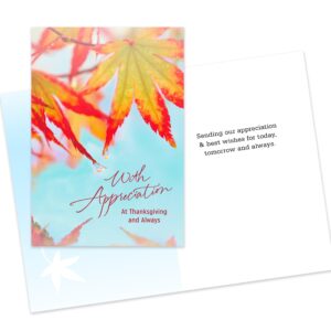 Hallmark Business 25 Pack Bulk Assorted Thanksgiving Cards (Appreciation & Thanks) for Customers