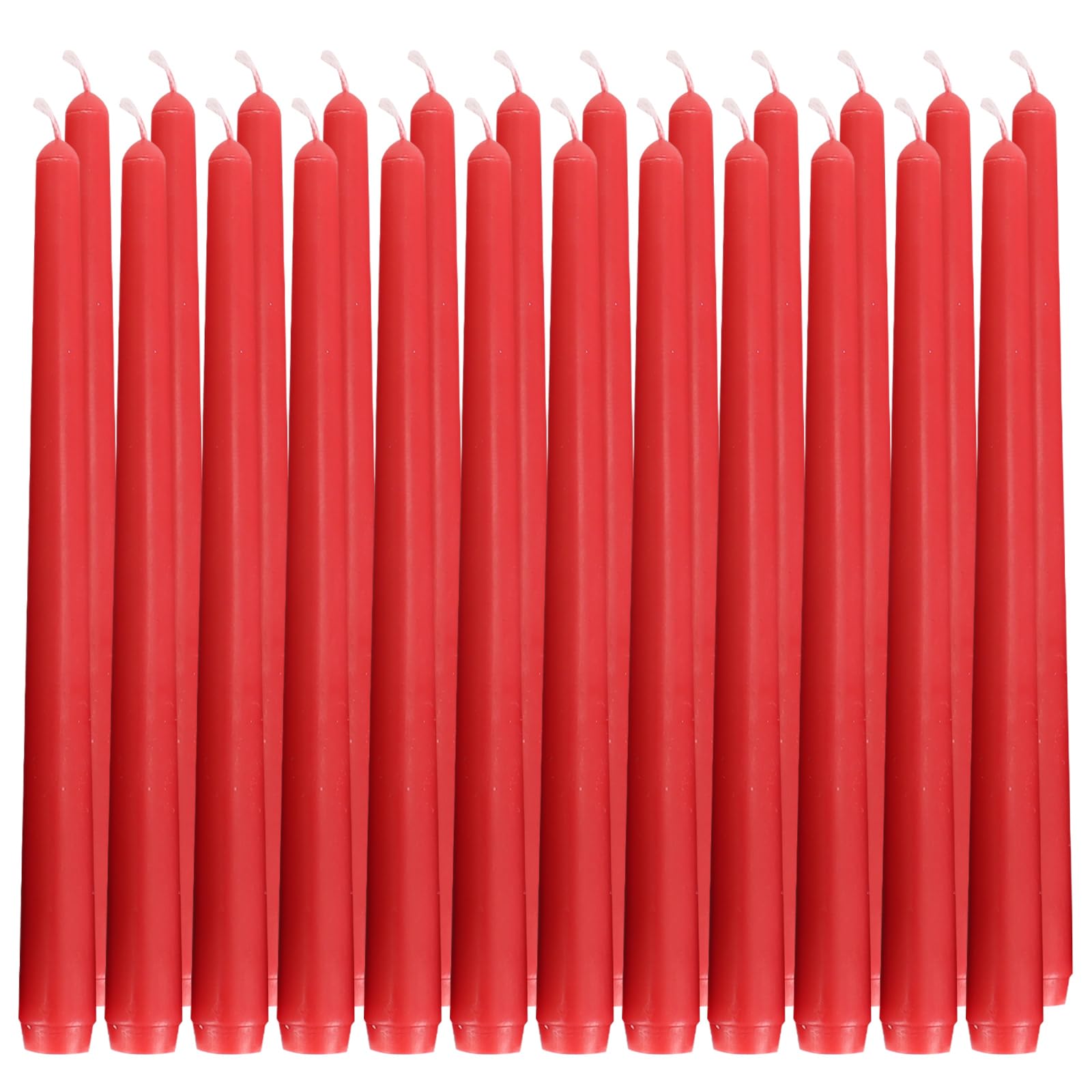 HOME & RELAX 24 Pack Pink Taper Candles, 4/5" x10" Tapered Candles,Dripless and Unscented Dinner Candles, Paraffin Wax with Cotton Wicks, Burning Time of 8~10 Hours,Taper Candles Set