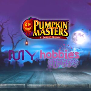 My Hobbies Gifts 4-in-1 Halloween Bundle: Pumpkin Masters Kids Pumpkin Carving Kit, Paint & Stickers, Flickering Lights, Animal Decorating Stickers - Spooky Fun! (Animals Carving & Stickers)