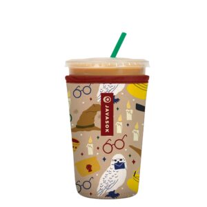 sok it java sok iced coffee & cold soda insulated neoprene cup sleeve (horcrux, medium: 22-28oz)