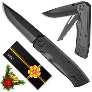 fathers day gift for men dad husband brother,2 in 1 folding knife saw,mens stocking stuffers 2023,men gifts for christmas,cool gadgets gifts idea,gifts for men who have everything