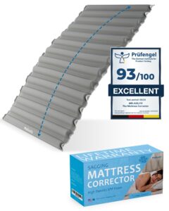 meliusly sagging mattress support pad (47x35'' - large) patent pending mattress firming pad to make mattress firmer - saggy bed mattress sag support board - sinking mattress fix firm insert