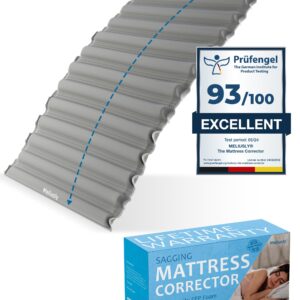 Meliusly Sagging Mattress Support Pad (47x35'' - Large) Patent Pending Mattress Firming Pad to Make Mattress Firmer - Saggy Bed Mattress Sag Support Board - Sinking Mattress Fix Firm Insert