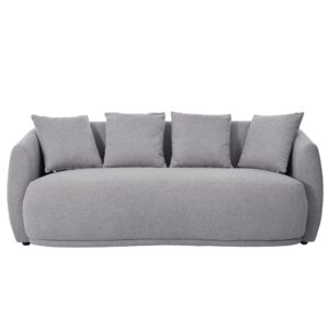 Merax Sofa,Modern Arm Sofa for Living Room and Bedroom,with 4 Pillows