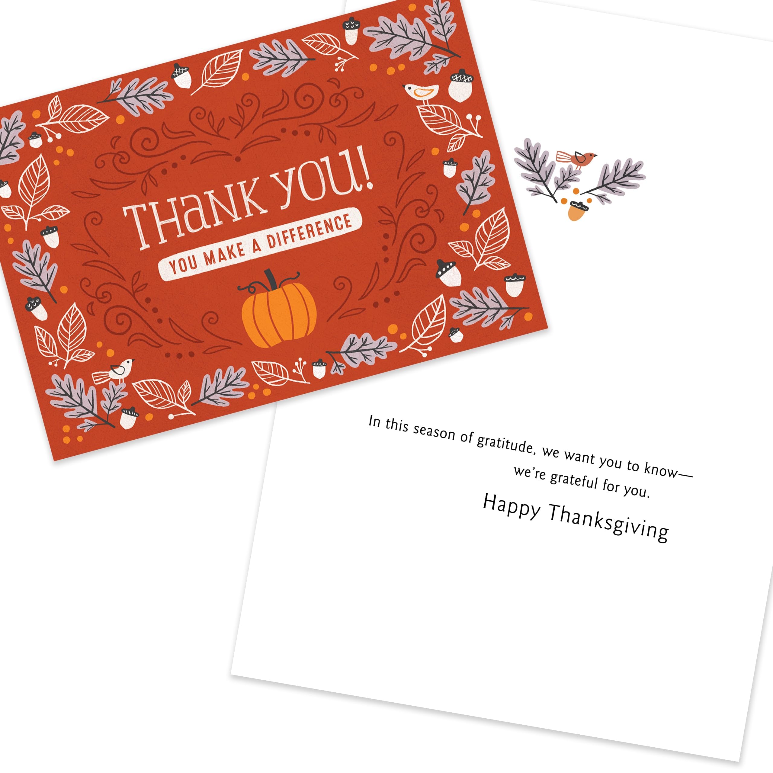 Hallmark Business 25 Pack Bulk Assorted Employee Thanksgiving Cards (Appreciation)