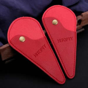 HITOPTY Embroidery Scissors Case Small Scissors Sheath Cover for Storing Regular Sewing Crafting Threading Scissors – 2 Pack