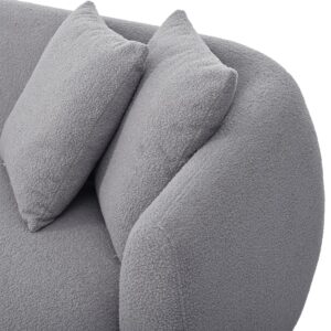 Merax Sofa,Modern Arm Sofa for Living Room and Bedroom,with 4 Pillows