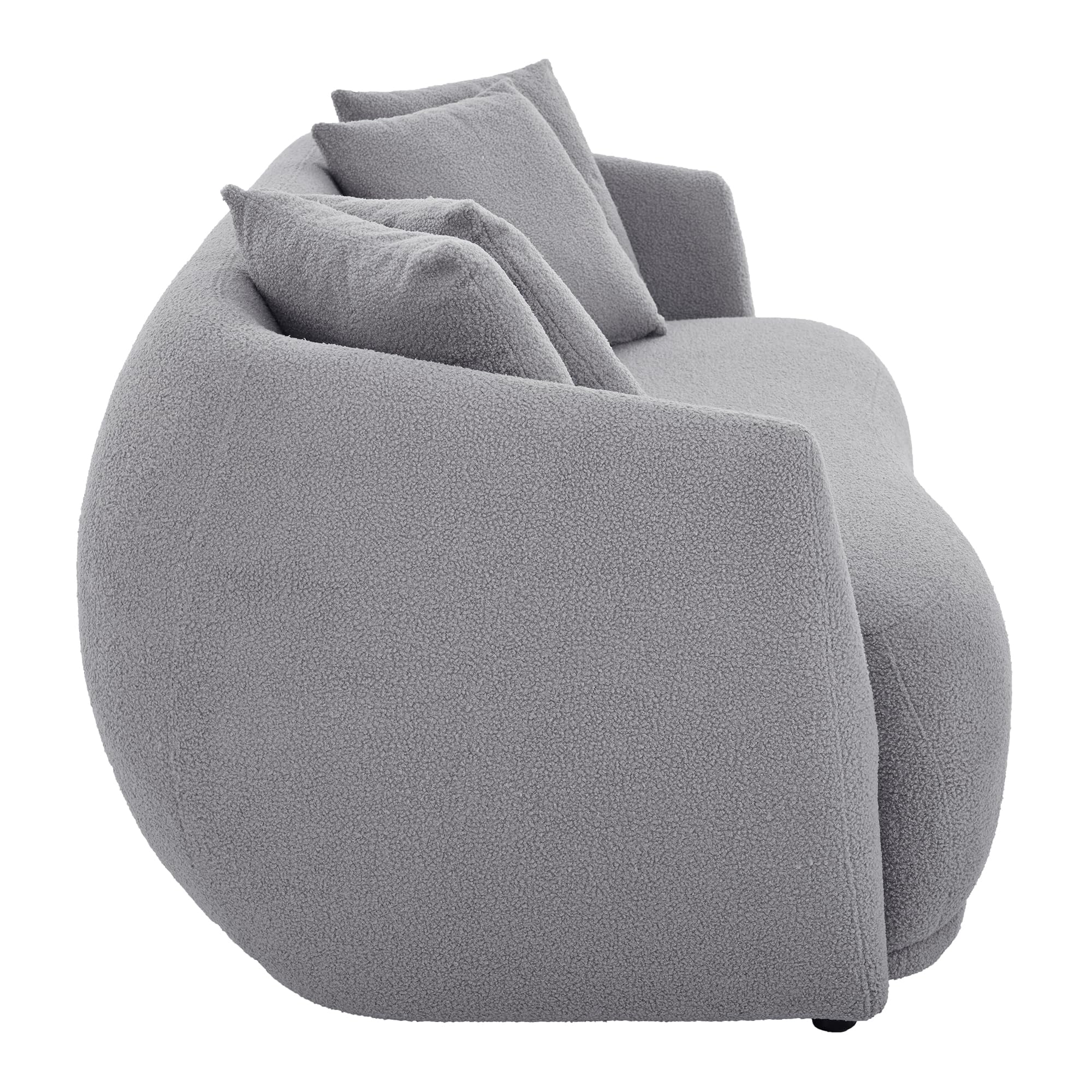 Merax Sofa,Modern Arm Sofa for Living Room and Bedroom,with 4 Pillows