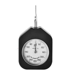 300g orthodontic tensile gauge - portable durable metal with lcd display - dial tension gauge for relay contacts and spring tension