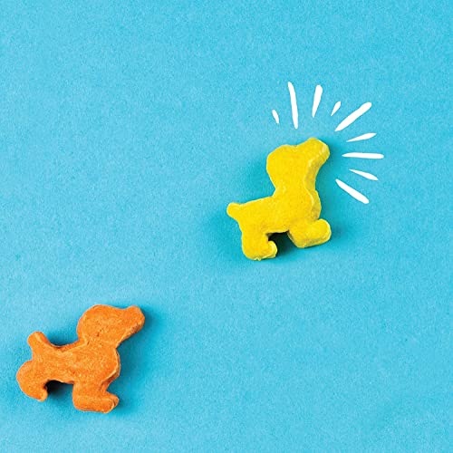 Pup Corn Plus - Puffed Dog Treats with Prebiotics and Probiotics - Chicken and Cheddar Cheese (4oz) - Made in USA (Pack of 3)