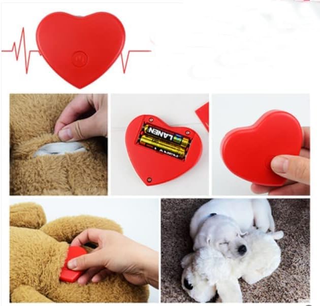 SZENSITE Replacement Heartbeat Box Heartbeat Simulator Box for Puppy Dogs Cats Toy Pets Toys Reborn Doll Anxiety Calming Training Behavioral Aid Sleep No Plush Toy