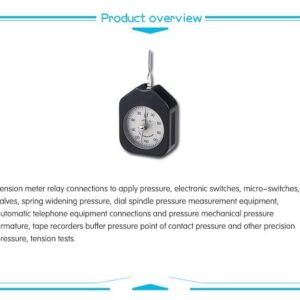 300G Orthodontic Tensile Gauge - Portable Durable Metal with LCD Display - Dial Tension Gauge for Relay Contacts and Spring Tension