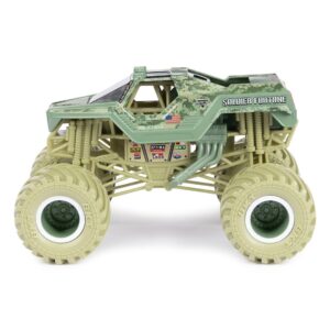 monster jam official 1:24 scale diecast monster truck (series 19 soldier fortune)