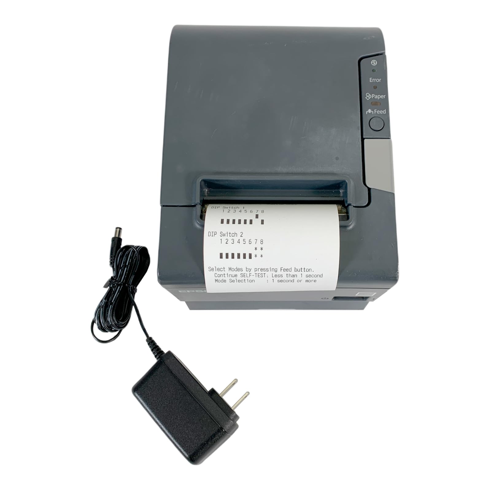 Epson TM-T88V M244A POS Compact Thermal Receipt Printer USB Serial, Bundle with AC Adapter