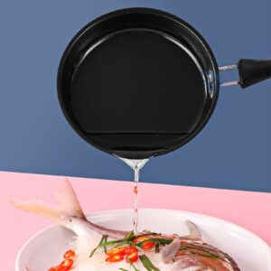 Mini Frying Pan, 5" Stainless Steel Frying Pan Nonstick Skillet One Egg Frying Pan Omelet Pan Small Fry Pan for Eggs Pancakes(Pink)