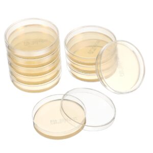 ultechnovo sciences nutrient agar petri dishes 10pcs pre-poured agar plates for mushrooms, home test kit, or for science fair projects