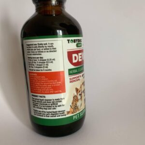 Tobydic Cats & Dogs Natural Broad Spectrum Treatment & Liquid Herbal Medicine - Medication Helps Remove Toxins - Supplement Drops Made in USA