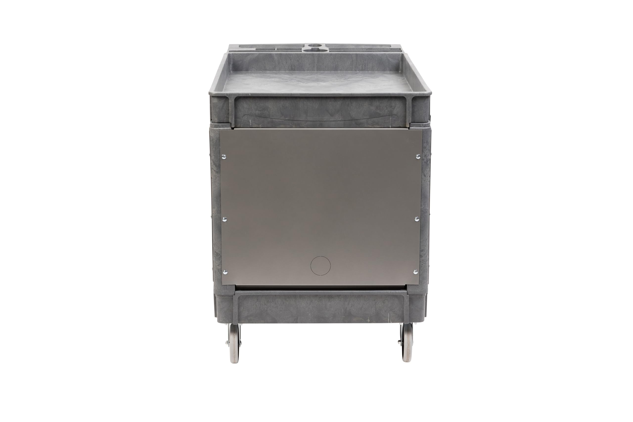 JET PUC-3725 Resin Utility Cart with JT1-126 LOAD-N-LOCK Security System