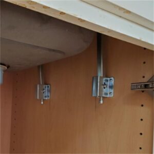 Undermount Sink Brackets,Undermount Sink Clips, Sink Repair Kit,Repair Dropped Sink, Galvanized Steel and Rust Resistant （Patent）