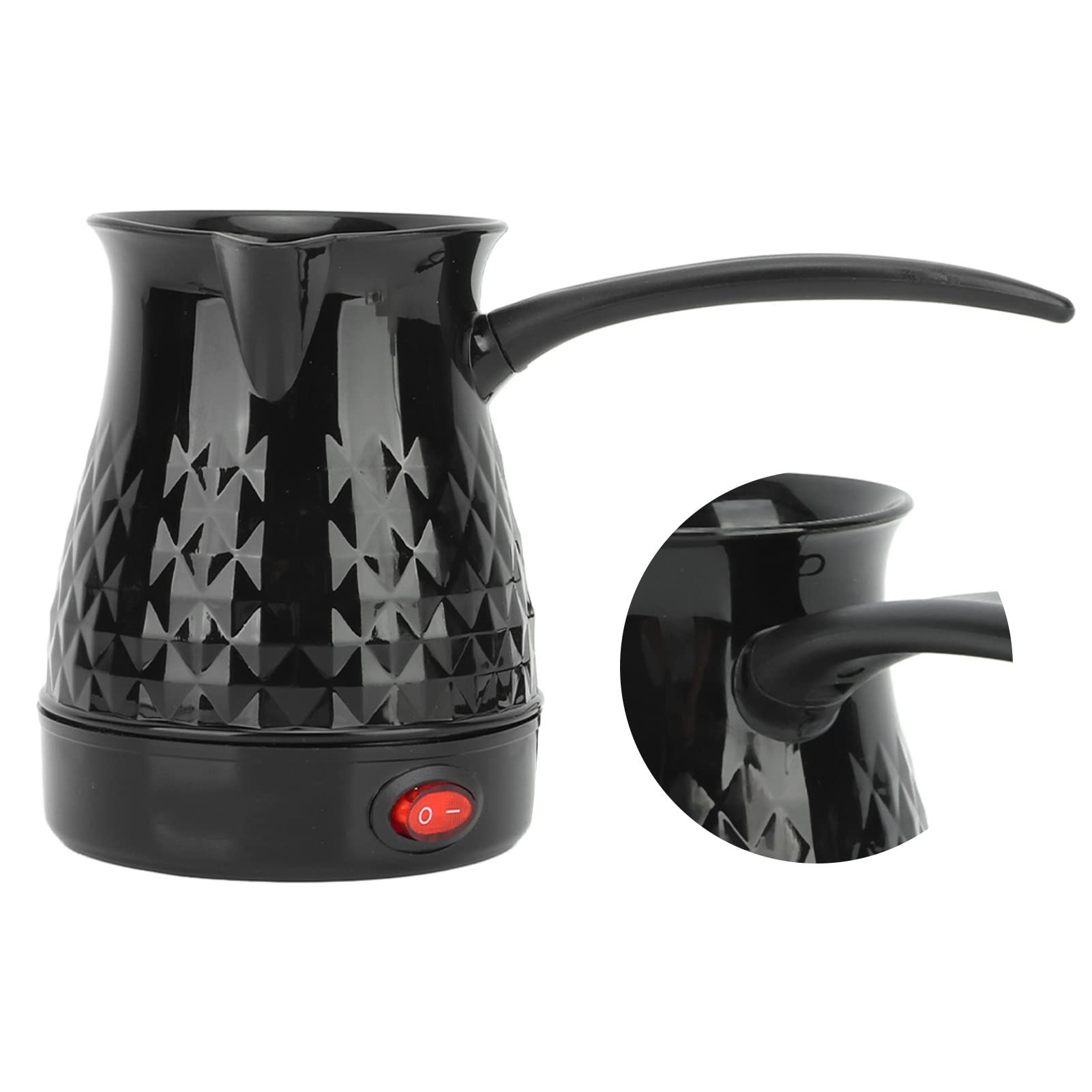 Septpenta 600ml Coffee Pot, Stainless Steel Thermos Carafe, Turkish Coffee Electric Kettle, Uniformity Of Heating for Pouring a Full Cup Of Coffee and Enjoying Tea Time for Yourself, Family Friends