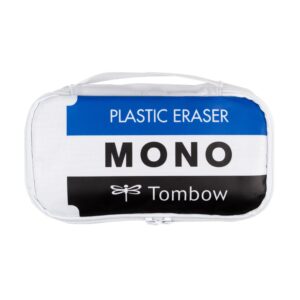 tombow mono pencil case: portable pencil case, mono design, dimensions 210 x 110 x 55 mm, ideal for drawing accessories and artist supplies