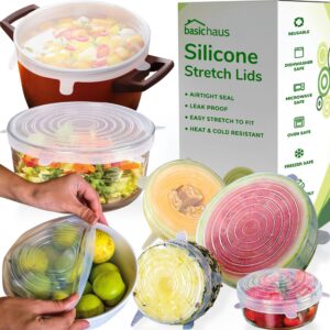 reusable silicone stretch lids - stretchy silicone lids for bowls - reusable silicone bowl covers reusable - silicone covers for bowls - silicone covers for bowls - silicone microwave cover