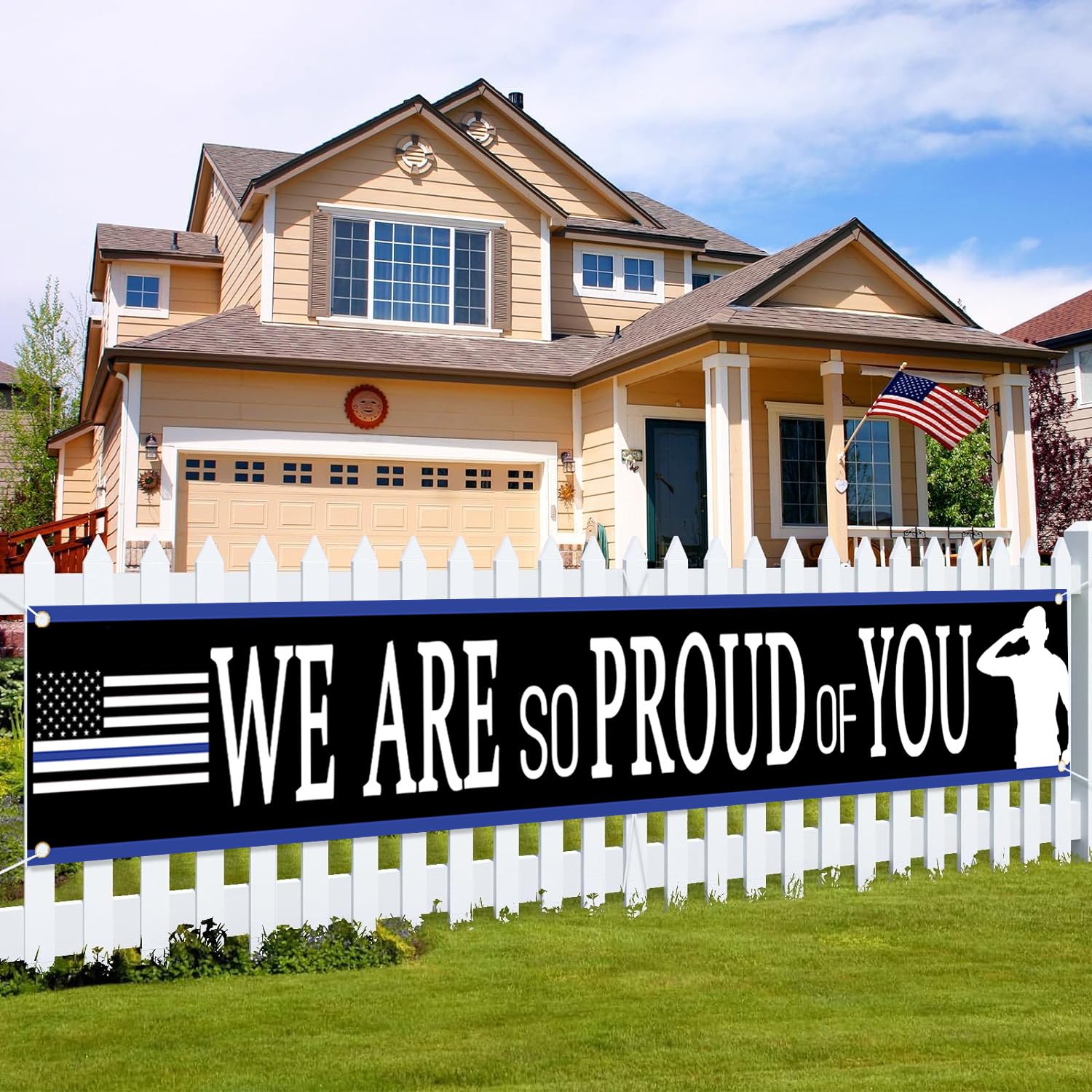 Police Officer We Are So Proud Of You Yard Sign Banner,Police Officer Retirement Party Graduation Party Decoration,Police Appreciation