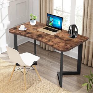 hdhnba computer desk home office writing study desk, modern simple style laptop table office desk