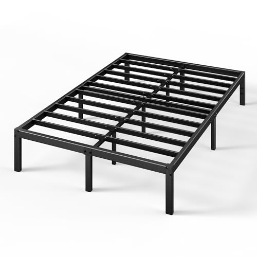 ZINUS 14 Inch Elias Metal Platform Bed Frame, Steel Support, No Box Spring Needed, Easy Assembly, Queen