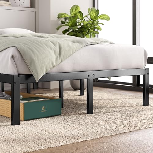 ZINUS 14 Inch Elias Metal Platform Bed Frame, Steel Support, No Box Spring Needed, Easy Assembly, Queen