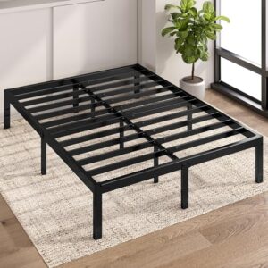 ZINUS 14 Inch Elias Metal Platform Bed Frame, Steel Support, No Box Spring Needed, Easy Assembly, Queen