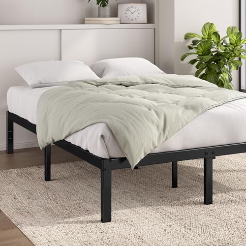 ZINUS 14 Inch Elias Metal Platform Bed Frame, Steel Support, No Box Spring Needed, Easy Assembly, Queen