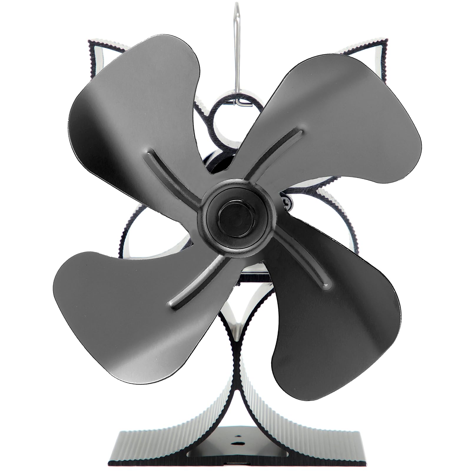 Miaton Heat Powered Wood Stove Fan and Mr Buddy Heater Fan (Included Bracket), Non Electric Fireplace Fan Eco fan Thermal Fan Thermoelectric Fan