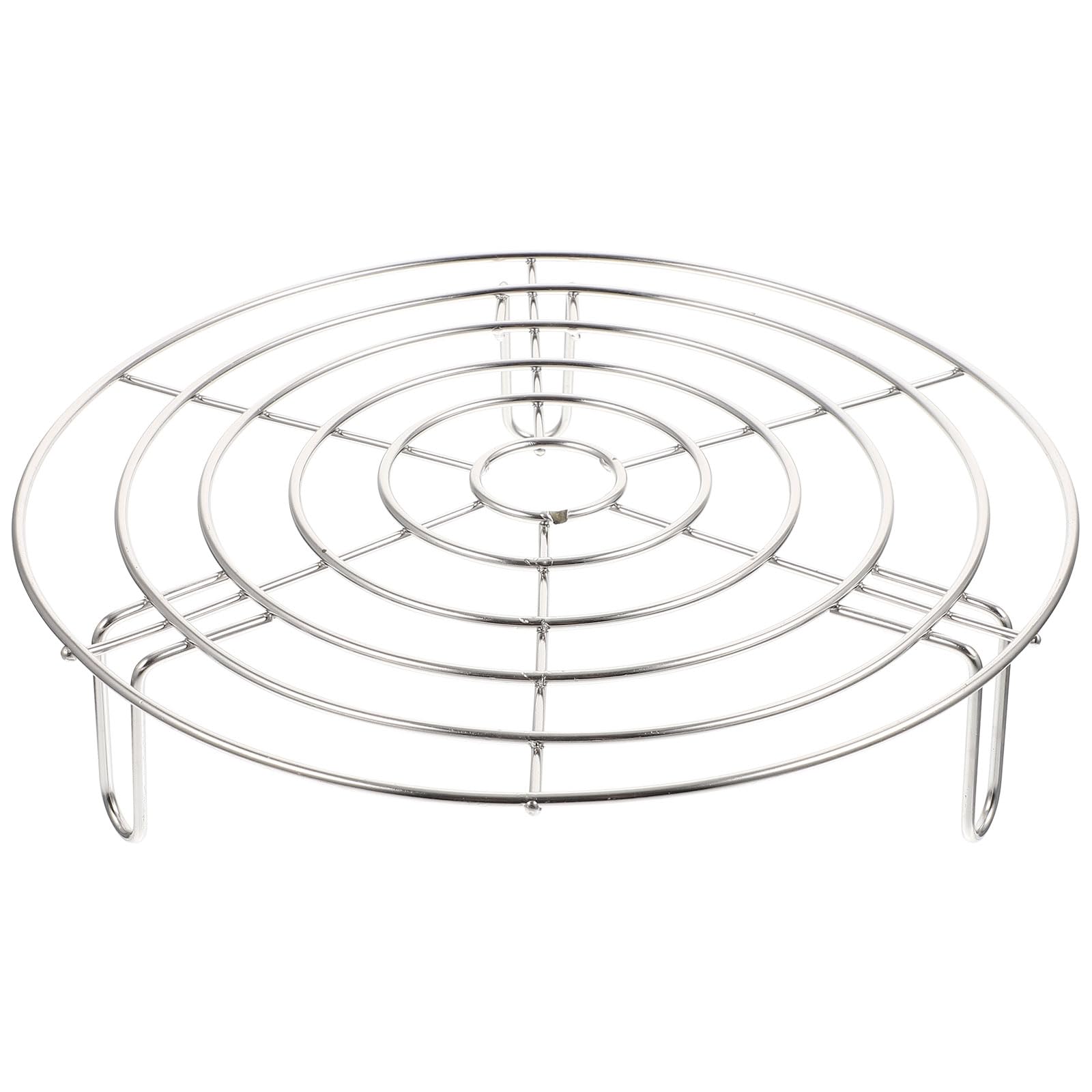 Stainless Steel Steamer Rack for Pots, Round Cooling Rack 9.2 in (diameter)*2.2 in (height), Steam Rack for Steam Fryer Stockpot Pressure Cooker