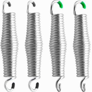 4 pack swing springs heavy duty hanging springs bag porch swing 1408lbs hammock hanger springs for punching bags swings ceiling mount replace, (352lbs x 4)