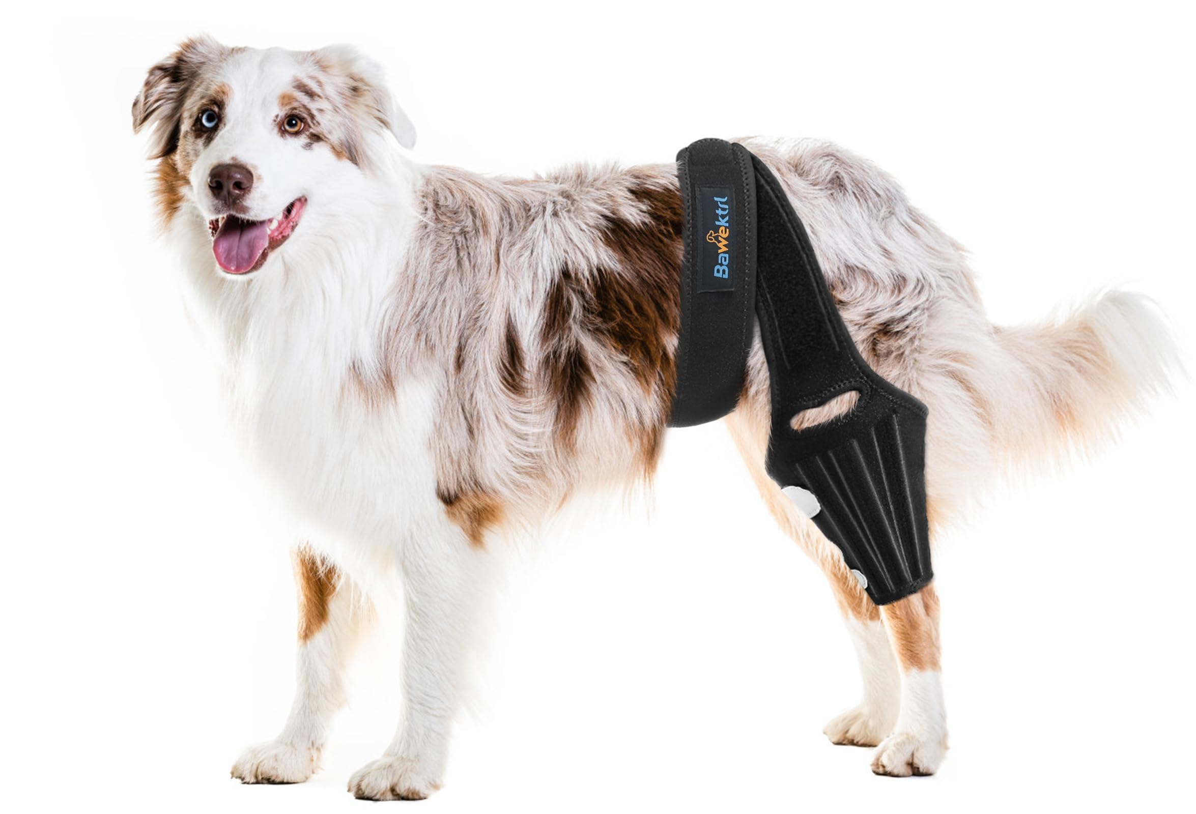 Dog ACL Brace for Luxating Patella Back Leg, Adjustable Dog Rear Leg Brace Support for Joint Pain Muscle Sore Knee Cap Dislocation,Stifle Brace with Side Stabilizers