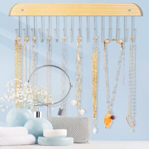 Jewelry Holder Organizer Wall Mount Necklace Holder Necklace Organizer, Hanging Jewelry Organizer