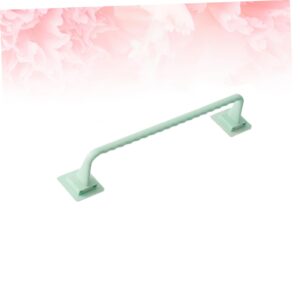 DOITOOL Punch Towel Rack 2pcs Towel Storage Rack Towel Rack Bathroom Accessories Towel Kitchen Supplies Light Green Punch Rack Towel Holder Bath Towel Rod Bedroom Towel Holder