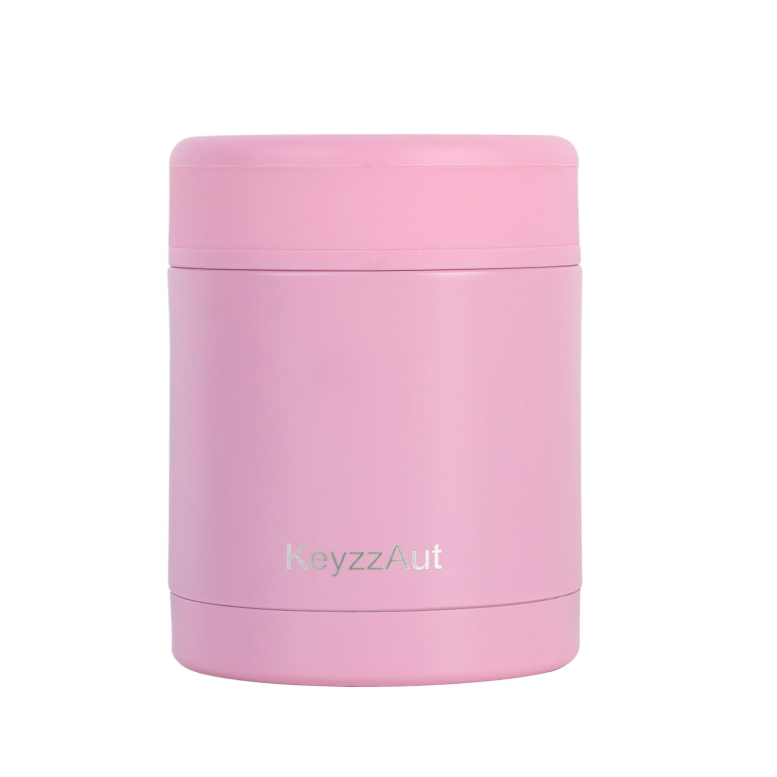 KeyzzAut Insulated Food Container 12oz Vacuum Insulated Food Jar Soup Thermo for Hot and Cold Food Kids Leak-Proof Stainless Steel Lunch Box Food Lunch Container (Pink)