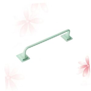 DOITOOL Punch Towel Rack 2pcs Towel Storage Rack Towel Rack Bathroom Accessories Towel Kitchen Supplies Light Green Punch Rack Towel Holder Bath Towel Rod Bedroom Towel Holder