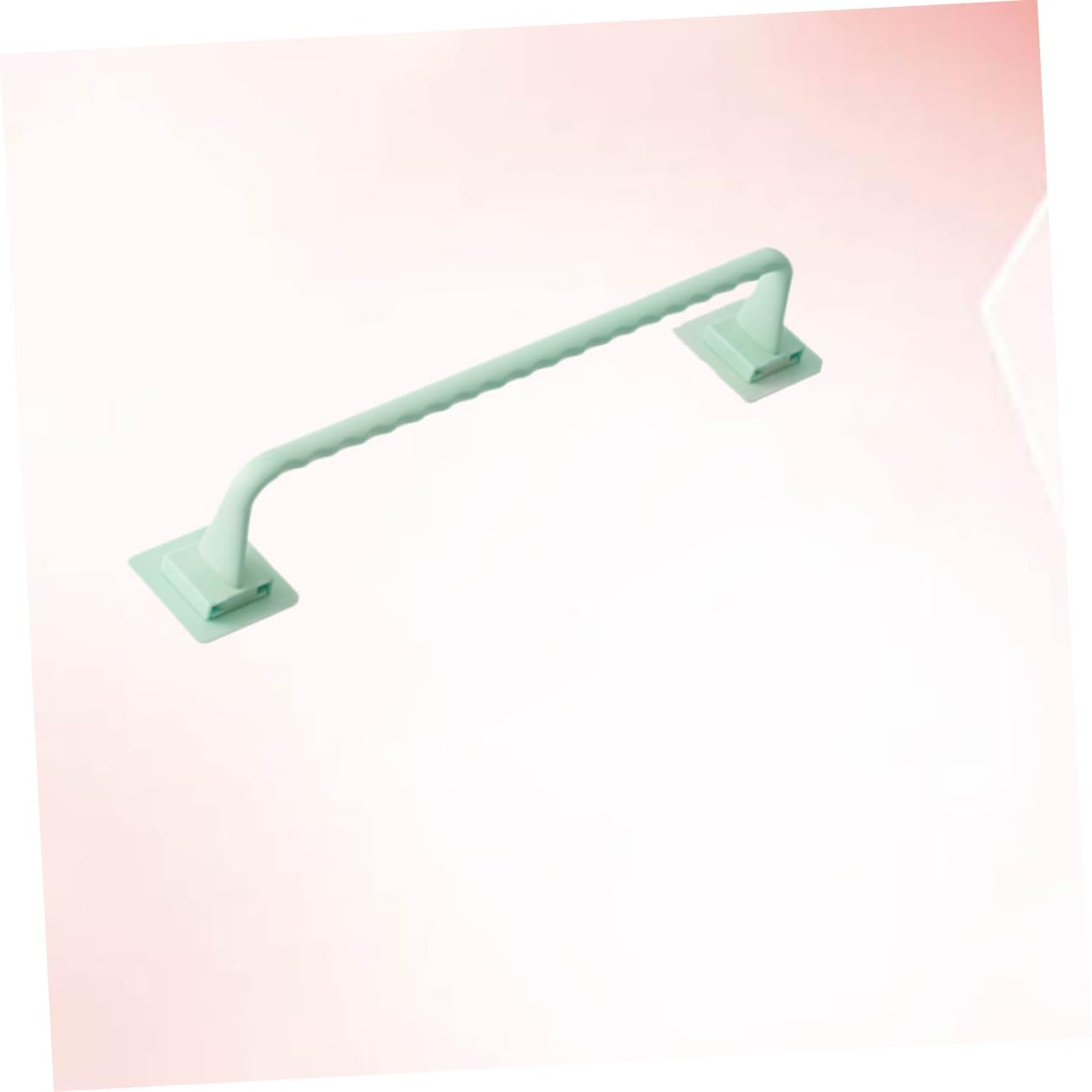 DOITOOL Punch Towel Rack 2pcs Towel Storage Rack Towel Rack Bathroom Accessories Towel Kitchen Supplies Light Green Punch Rack Towel Holder Bath Towel Rod Bedroom Towel Holder