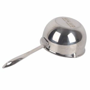 Butter Warmer Pot, Milk Warmer Pot, Stainless Steel Mini Butter Hot Pot, for Heating Milk Butter Cheese Chocolate(300ML)