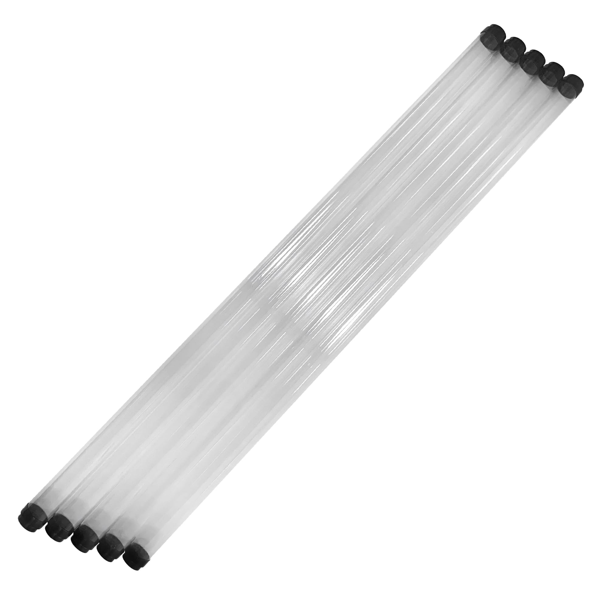 Beam Lighting 48" Clear T12 Tube Guard - 5 Pack for Fluorescent or LED Bulbs