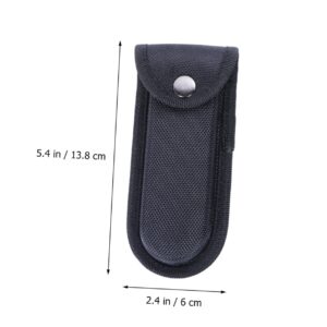 Uonlytech 2pcs Small Pouch Folding Cover Protectors Folding Pouch Foldable Blade Guard Mini Folding Storage Case Utility Pocket